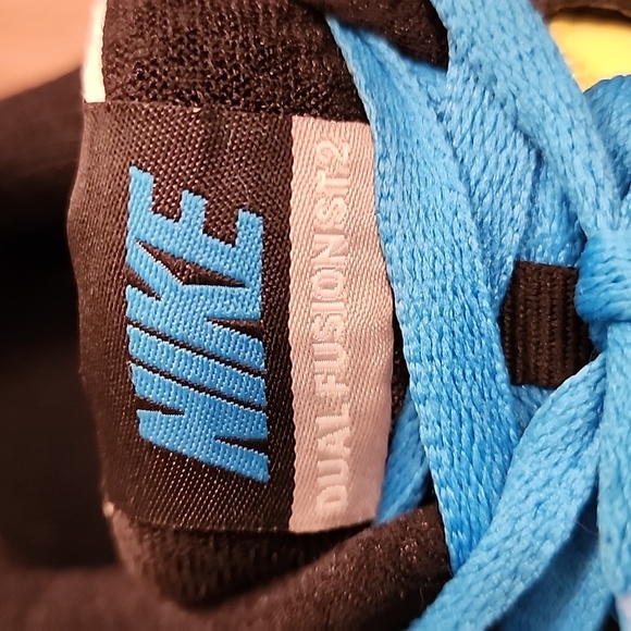 Nike Dual Fusion ST2 Running Shoes Black & Blue #454240-018 Women's size 9 - Picture 7 of 14